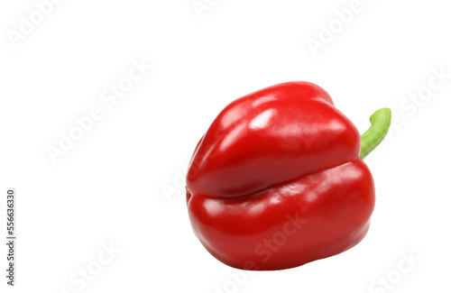 Stampa su tela Colorful bell pepper isolated on transparent background png file