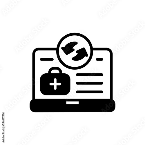 Restore icon in vector. Logotype
