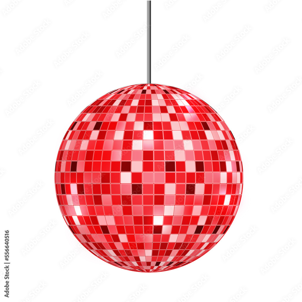 Mirror Red disco ball on a white transparent background .Vector graphic for christmas time, card, party music, website, aniversary, love valentine card) 01 Mirror Red disco ball on a white transparent background .Vector graphic for christmas time, card, party music, website, aniversary, love valentine card) 01