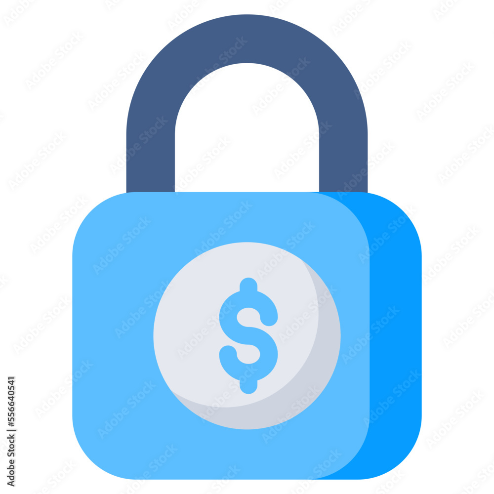 Perfect design icon of financial security Perfect design icon of financial security