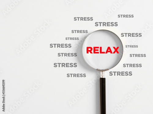 Relax or stress concept. Searching and finding a way to relax.