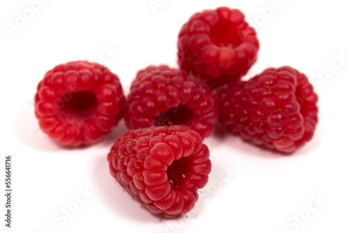 ripe red raspberry