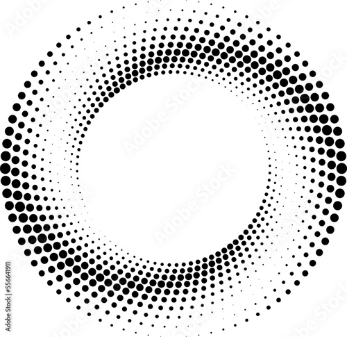 Abstract rotated black and white lines.vortex form. Geometric art. Design element. Digital image with a psychedelic stripes.Design element for prints, web, template