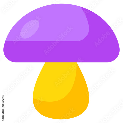 Modern design icon of mushroom