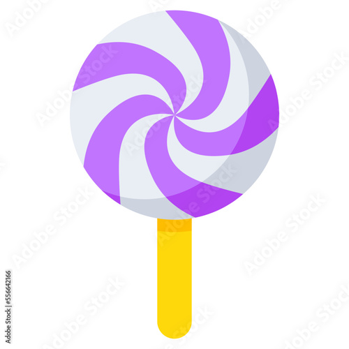 A unique design icon of lollipop