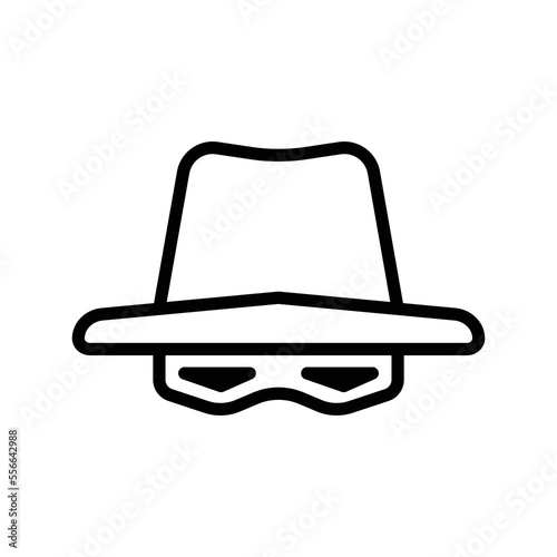 Hacker icon vector design template