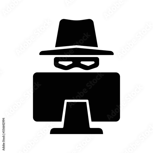 Hacker icon vector design template