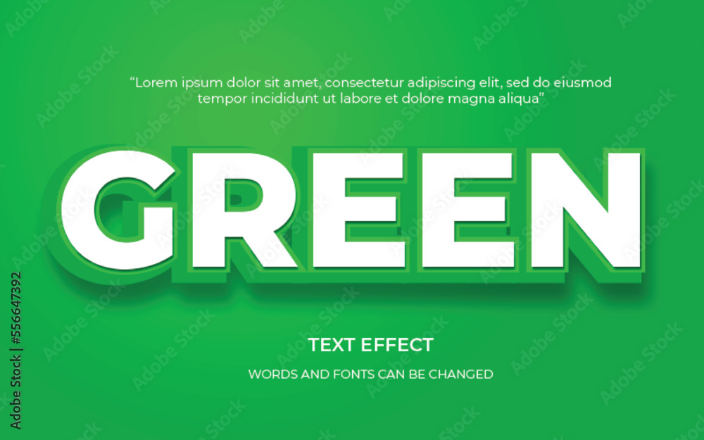 Editable 3D text effect or graphic text style Editable 3D text effect or graphic text style