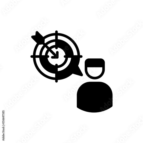 Purposefulness icon in vector. Logotype