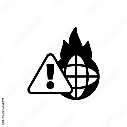 Crisis icon in vector. Logotype