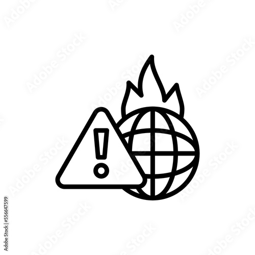 Crisis icon in vector. Logotype