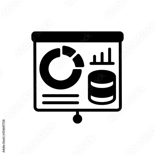 Visualization icon in vector. Logotype