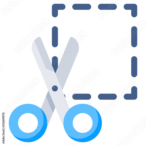 Unique design icon of cutting 