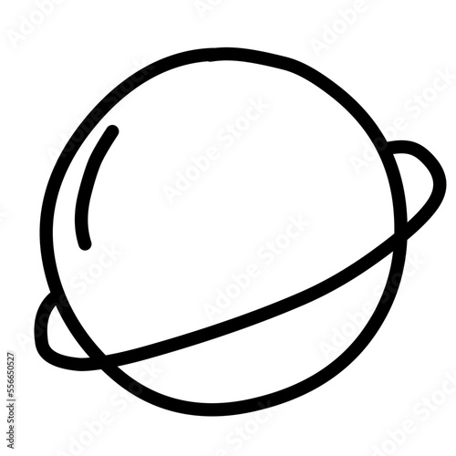 Outer Space Vector Doodle Icon