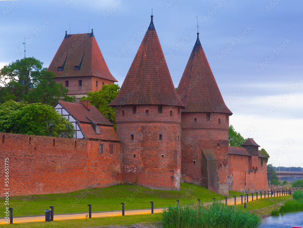 2022-06-12. castle fragment of the Teutonic Knights Order in Malbork, Poland