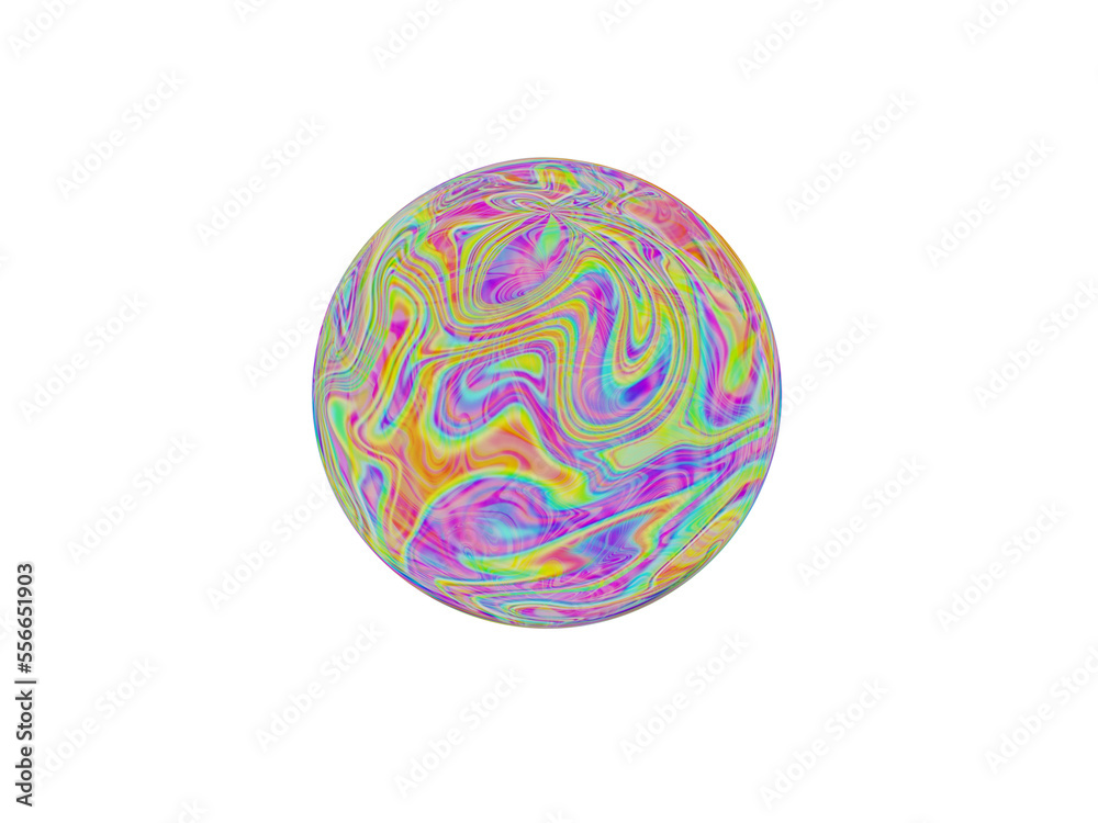 3d shape, Rainbow geometric figure. 3d render. 3d shape, Rainbow geometric figure. 3d render.