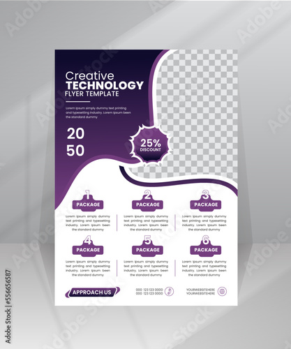 Creative technology Flyer template