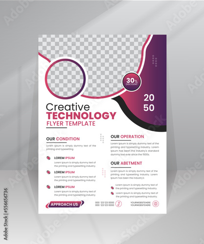 Creative technology Flyer template