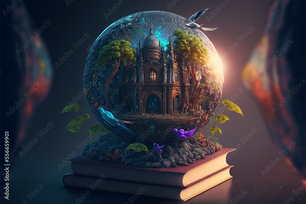 Obraz premium Planet Earth, save the planet, Generative ai