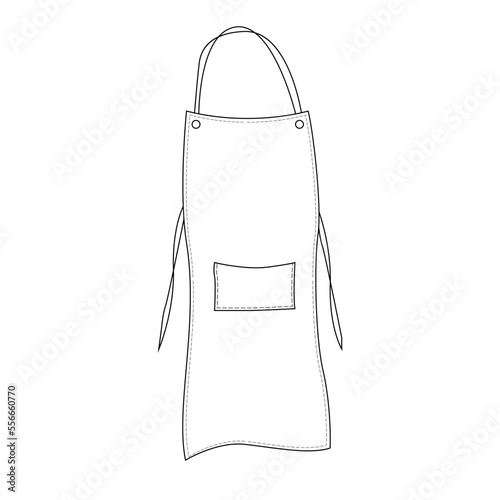 Apron vector icon
