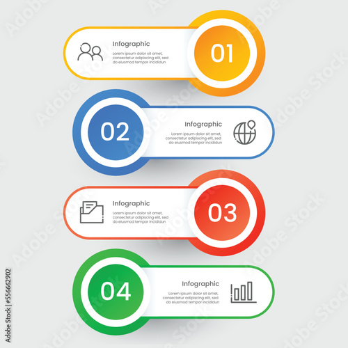 Infographic business template design