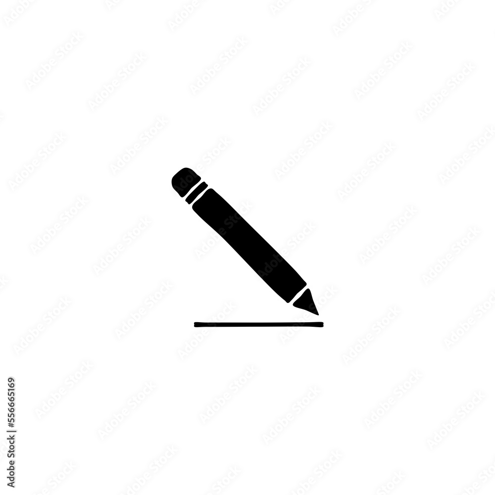 Pencil icon hand drawn Pencil icon hand drawn