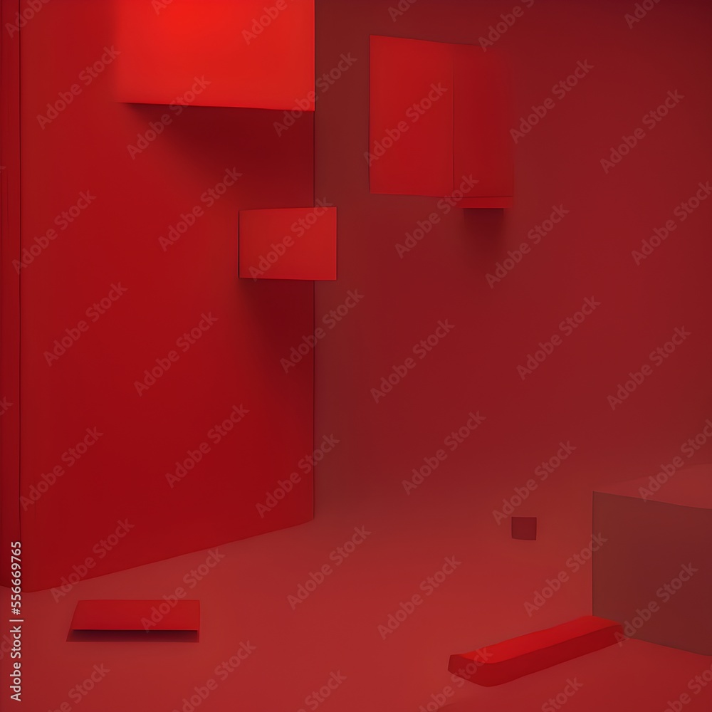 Generative AI,full frame shot of red wall Generative AI,full frame shot of red wall