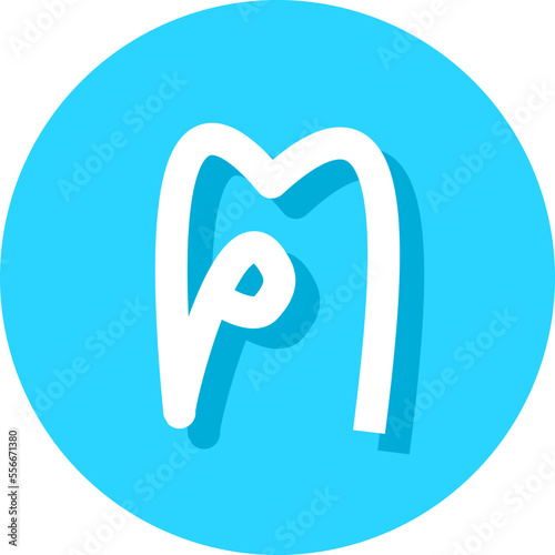 consonant of the Thai alphabet font logo vector  illustration set fonts for logo, brand, Thai Alphabet and Number in circle frames. Thai Alphabet Letters for decoration of kids illustrations. 
