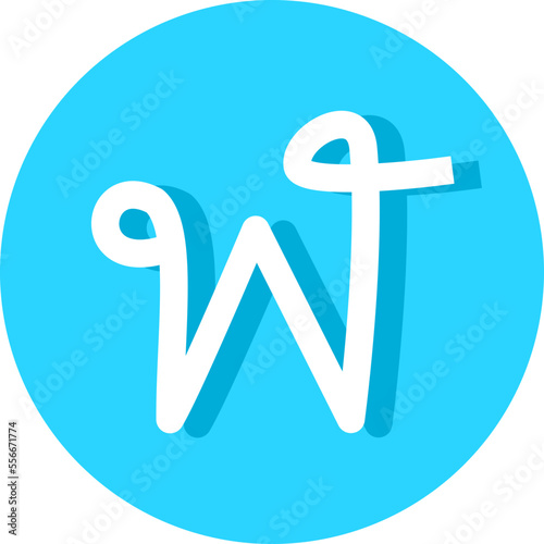 consonant of the Thai alphabet font logo vector  illustration set fonts for logo, brand, Thai Alphabet and Number in circle frames. Thai Alphabet Letters for decoration of kids illustrations. 