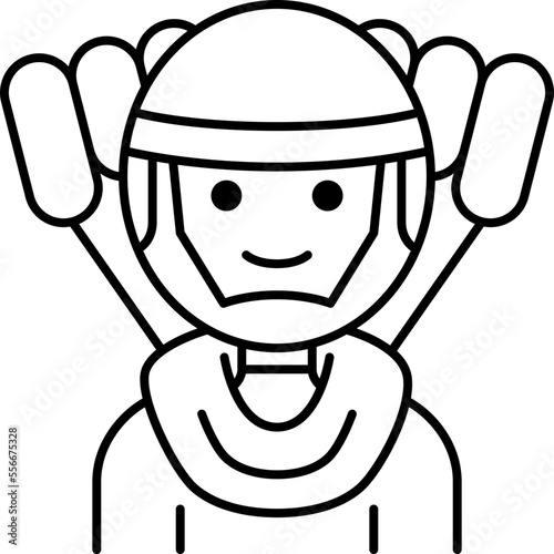 parachuting  icon