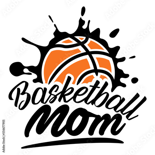 Basketball Mom sports design for basketball fans. Basketball theme design for sport lovers stuff and perfect gift for basketball players and fans