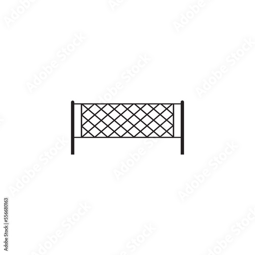 badminton net icon symbol sign vector