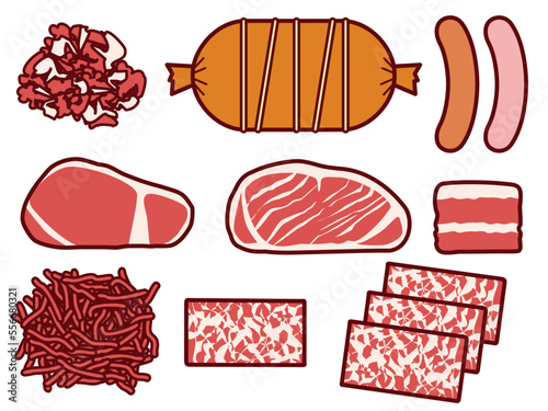 豚肉と牛肉