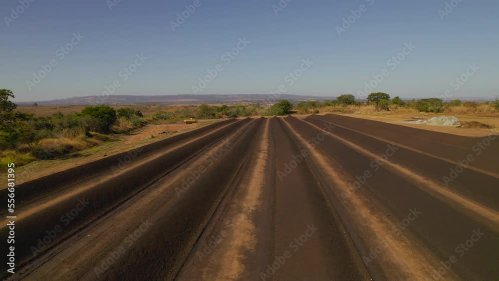 Preparation of fertilizer for soil fertilization for platy