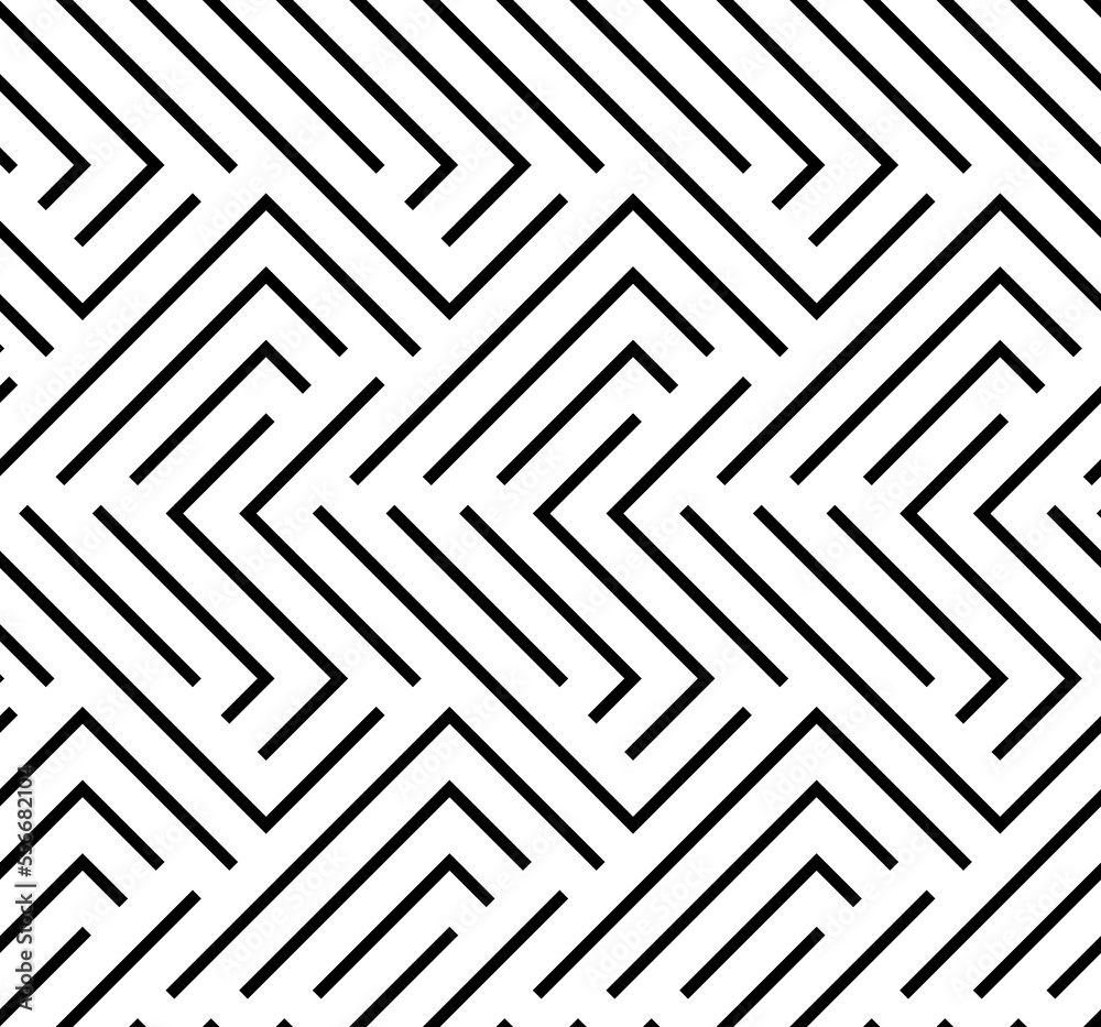 Seamless black and white background for your designs. Modern ornament. Geometric abstract pattern Seamless black and white background for your designs. Modern ornament. Geometric abstract pattern