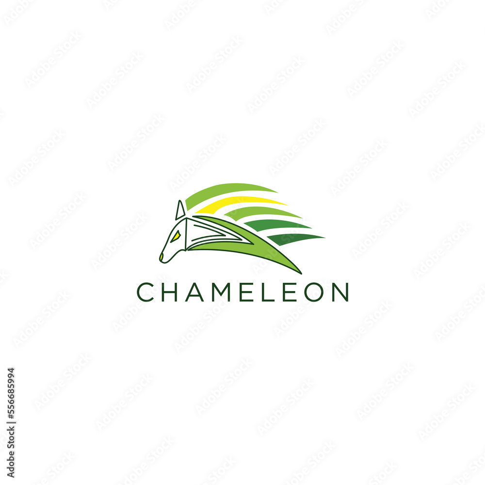 logo chameleon abstract logo icon design template flat vector logo chameleon abstract logo icon design template flat vector