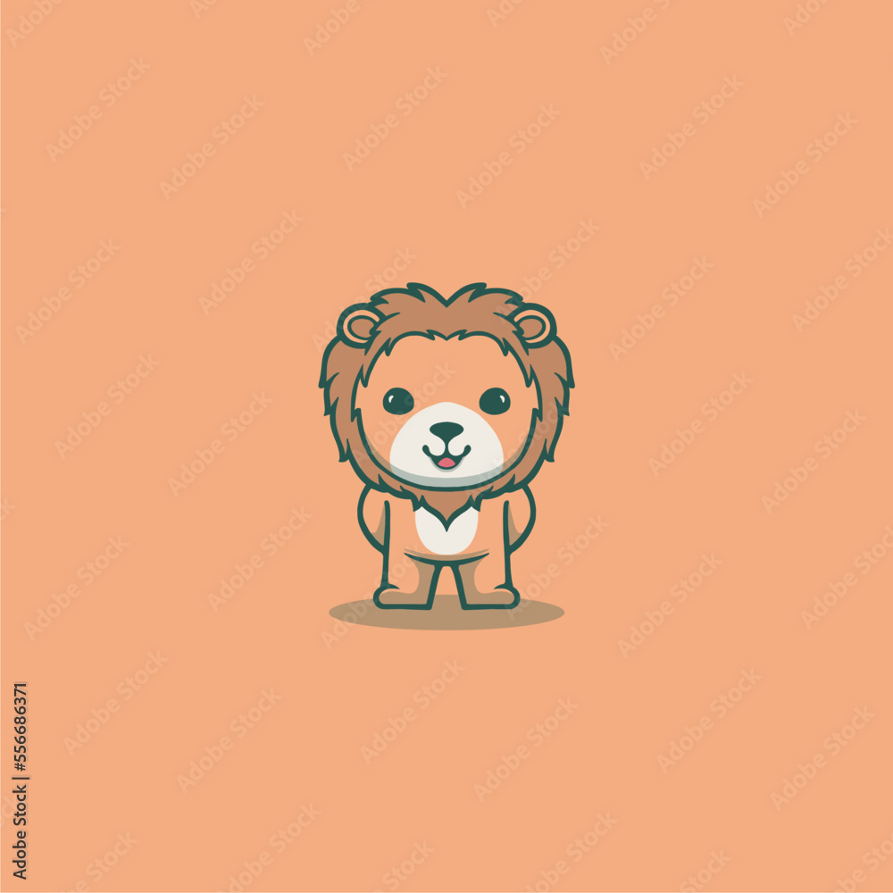 Cute Lion Vector Cute Lion Vector