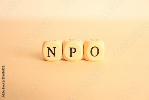 NPO（特定非営利活動法人）の文字 photo