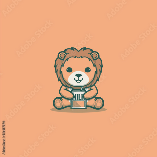 Cute Lion Vector