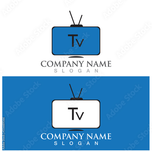 tv icon vector illustration template design