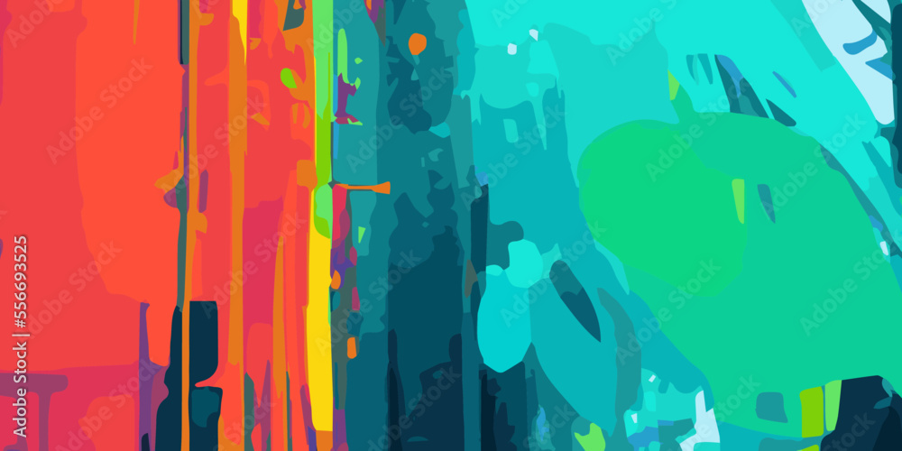 Color mix background with spots and spray