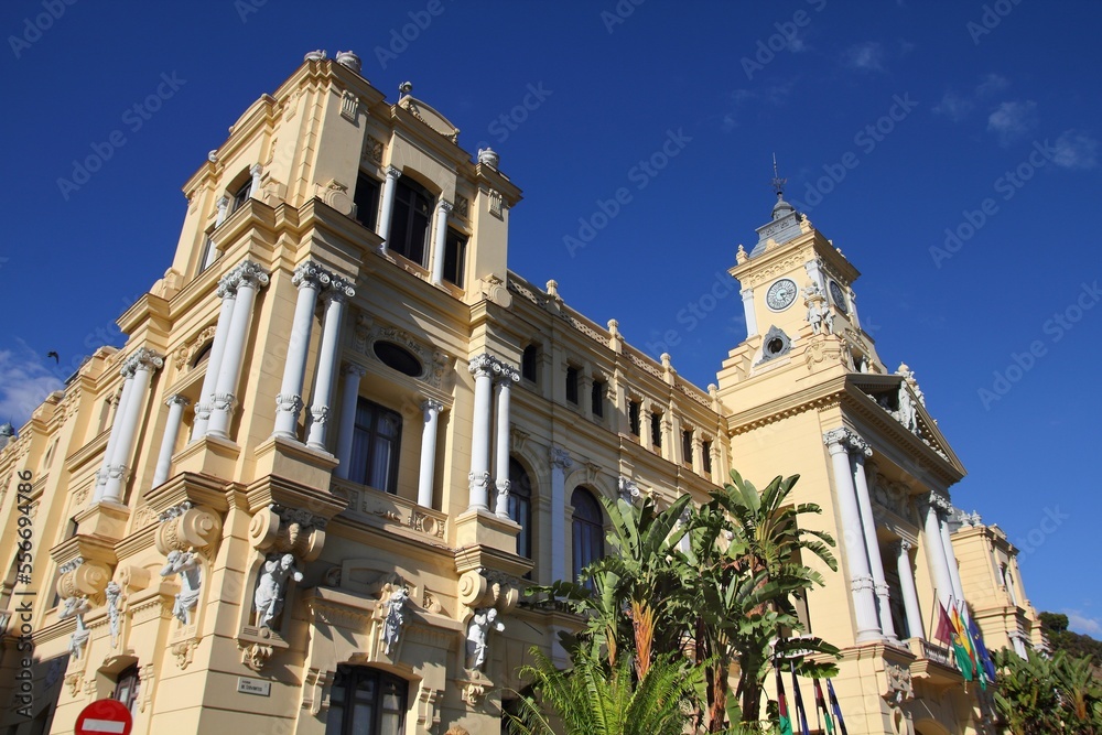 Malaga City Hall in Spain