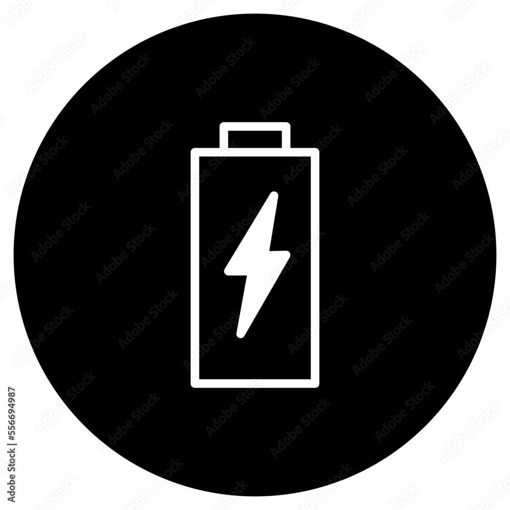Illustration of Low Battery Indicator design Icon Illustration of Low Battery Indicator design Icon