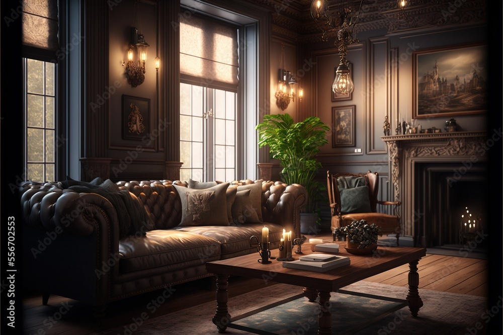 Victorian Style Living Room