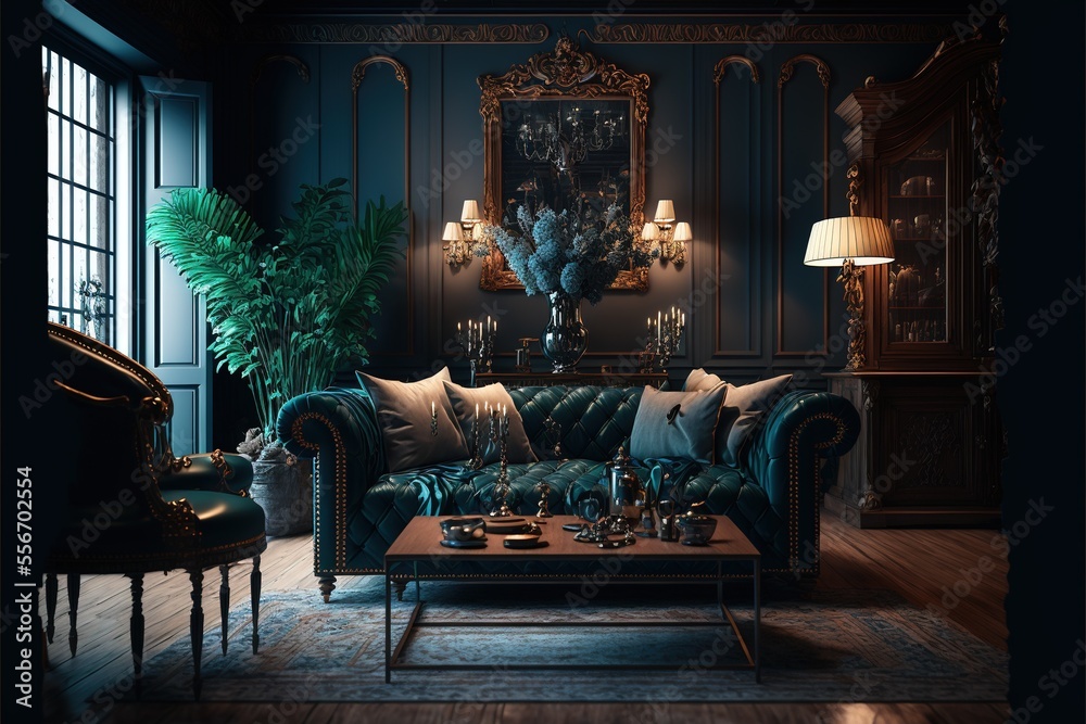 Old Fashioned Living Room
