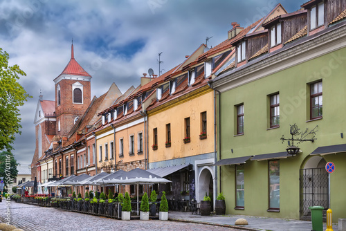 Street in Kaunas, Lithuania