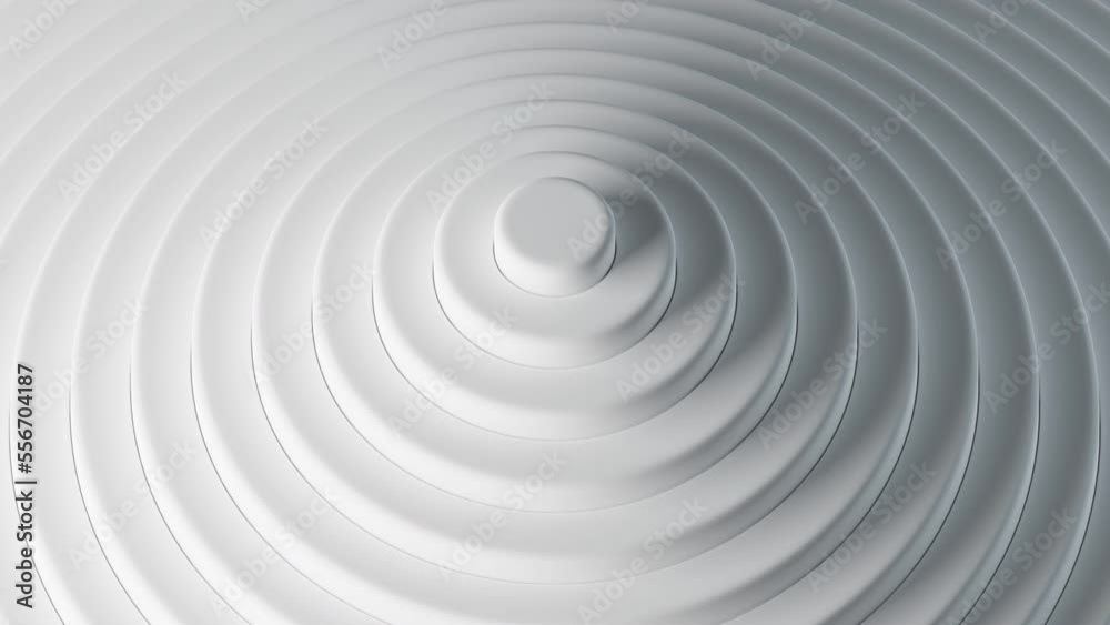 Seamless looping of white abstract radial circle moving up and down between layers. Motion graphic Seamless looping of white abstract radial circle moving up and down between layers. Motion graphic