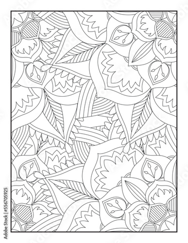 Floral Mandala Coloring Pages, Flower Mandala Coloring Page, Coloring Page For Adult 