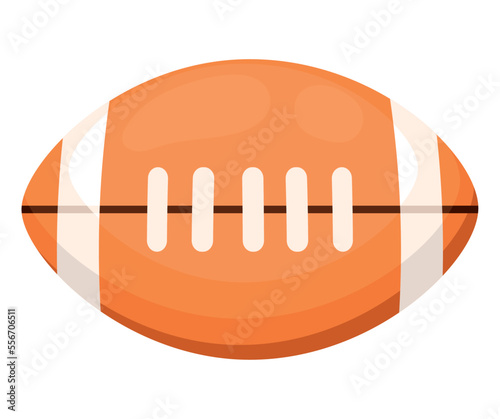 colorful american football ball