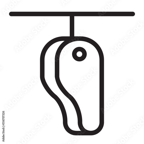 butchery line icon